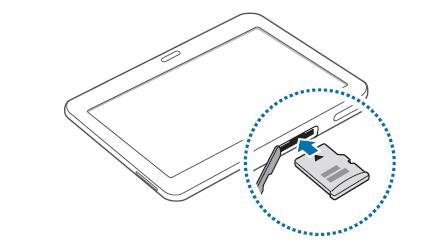 Samsung Galaxy Tab 4 10 1 Wifi 4g Introduire La Carte Memoire Assistance Orange