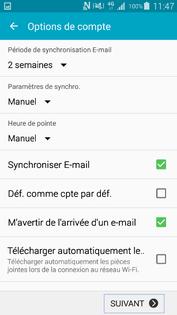 Configurer manuellement l'accès à vos boîtes mail sous Android