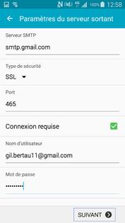 Configurer manuellement l'accès à vos boîtes mail sous Android