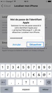 Comment désactiver la fonction ''Localiser mon iPhone'' depuis mon iPhone ? - AndroMac